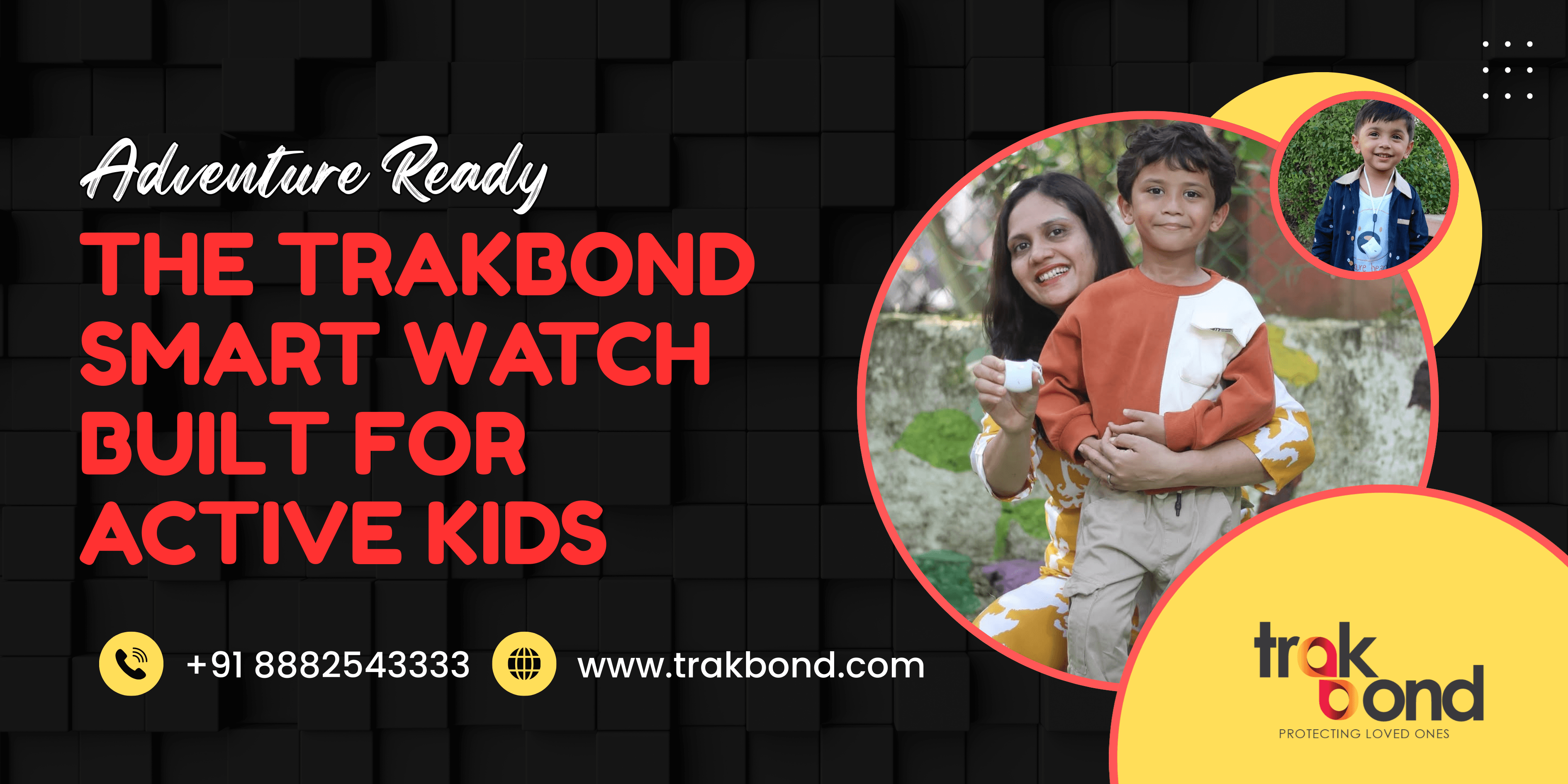 Adventure-Ready: The Trakbond Smart Watch Built for Active Kids
