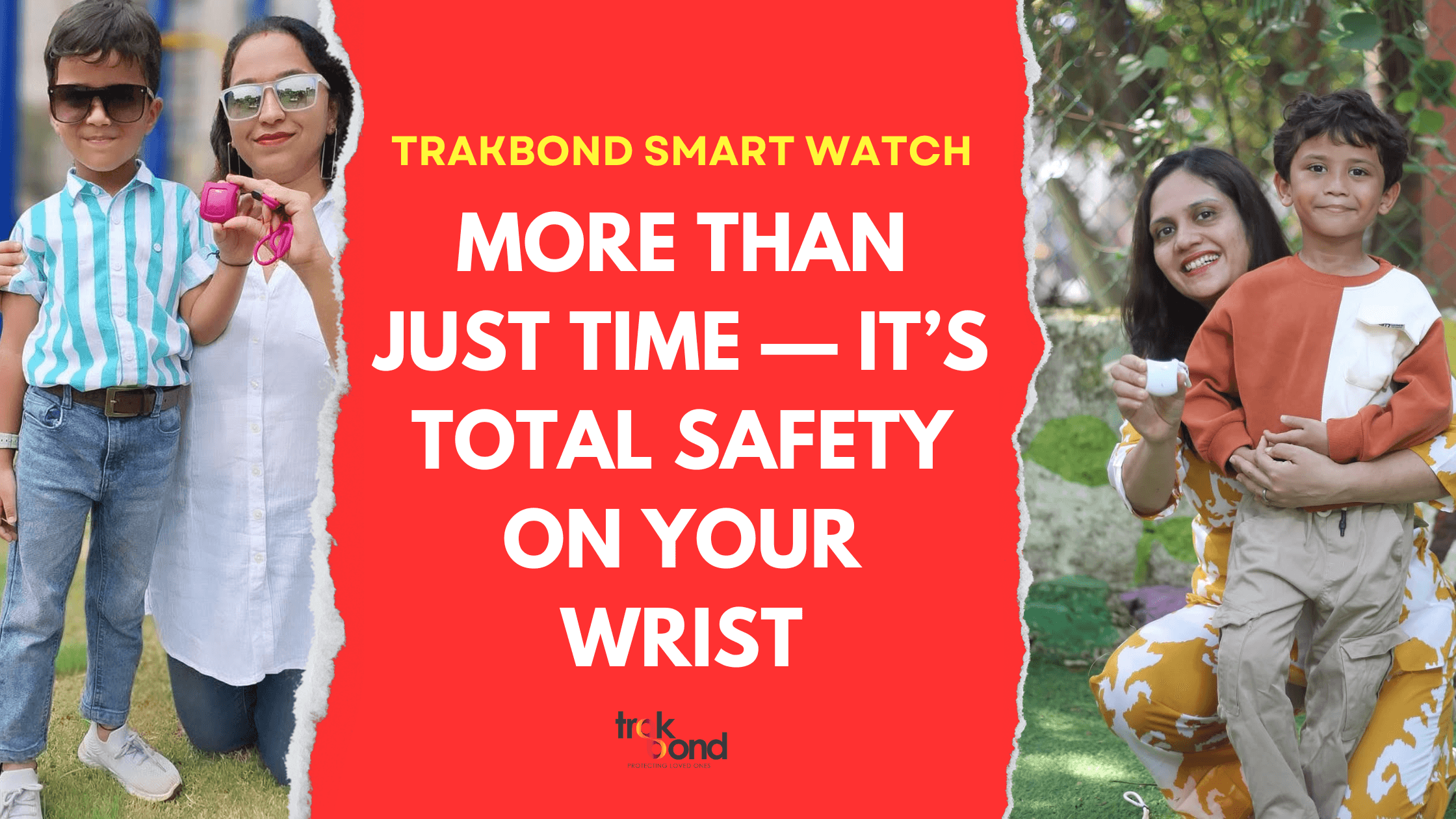 Trakbond Smart Watch: More Than Just Time — It’s Total Safety on Your Wrist