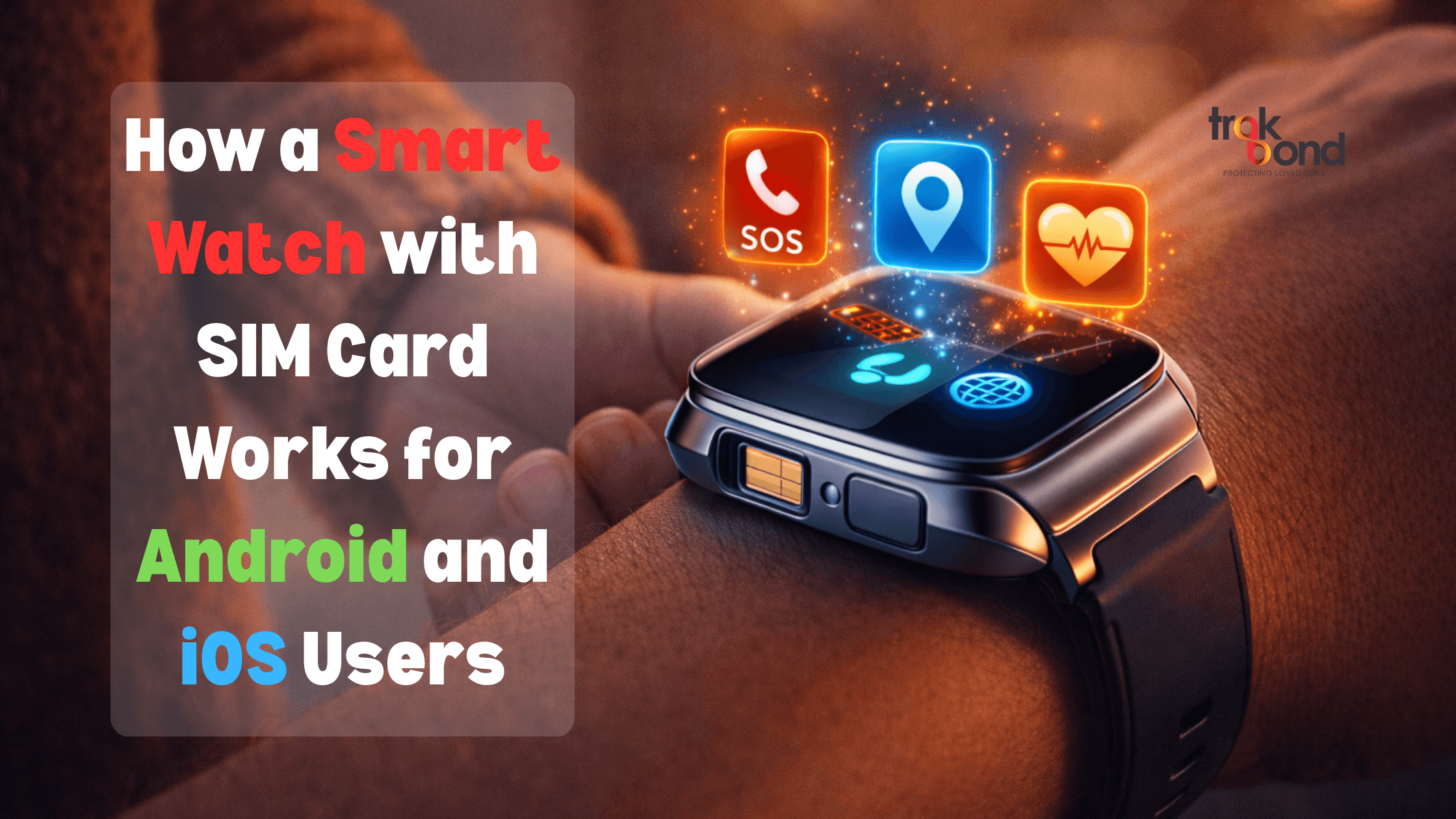 How a Smart Watch with SIM Card Works for Android and iOS Users