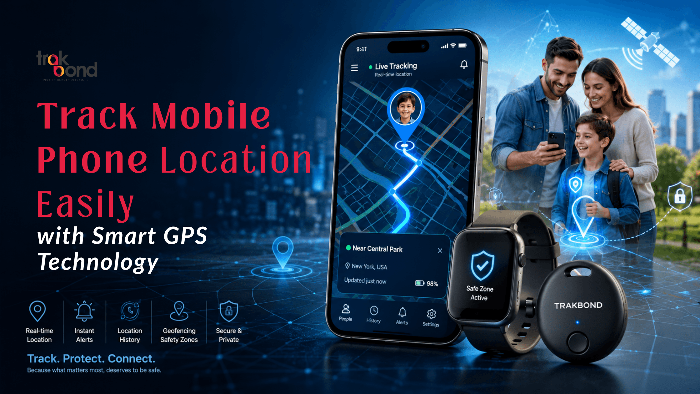 Track Mobile Phone Location Easily with Smart GPS Technology